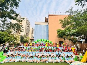 書香潤澤心靈，閱讀成就未來——?？谑徐`山鎮(zhèn)中心幼兒園南田山高分園第四屆書香節(jié)啟動儀式