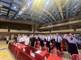 五四精神啟新篇，青春逐夢向未來——海口山高中學(xué)2025年離隊(duì)入團(tuán)儀式順利舉行